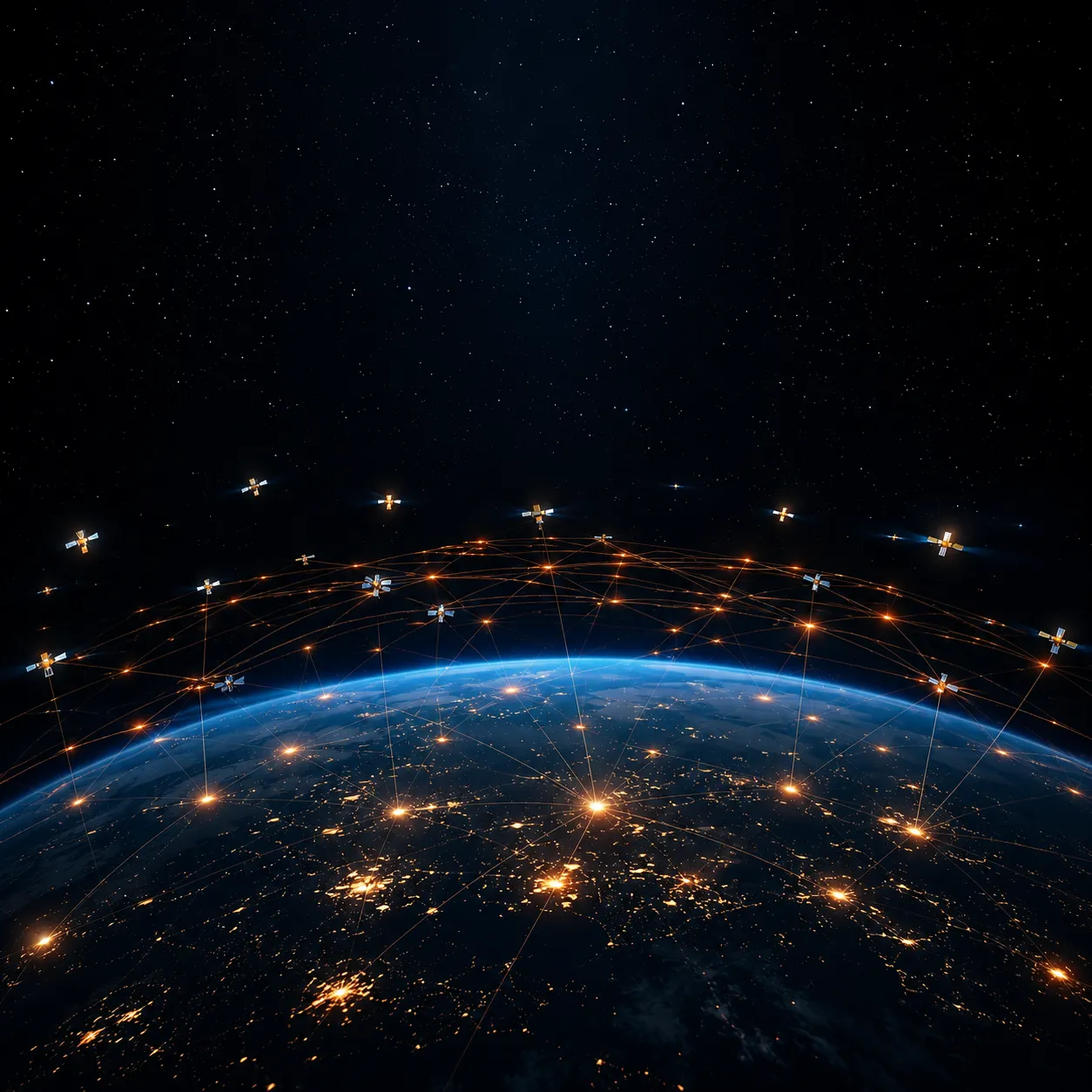 Satellite constellation network