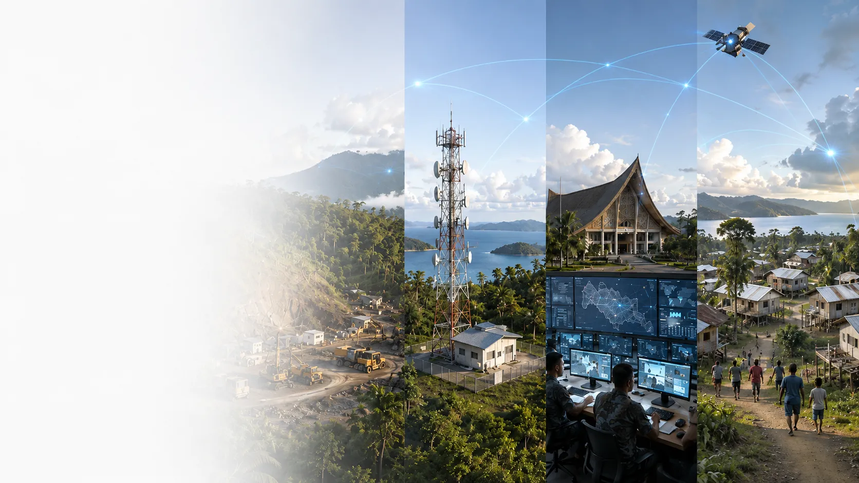 Global satellite connectivity supporting critical sectors